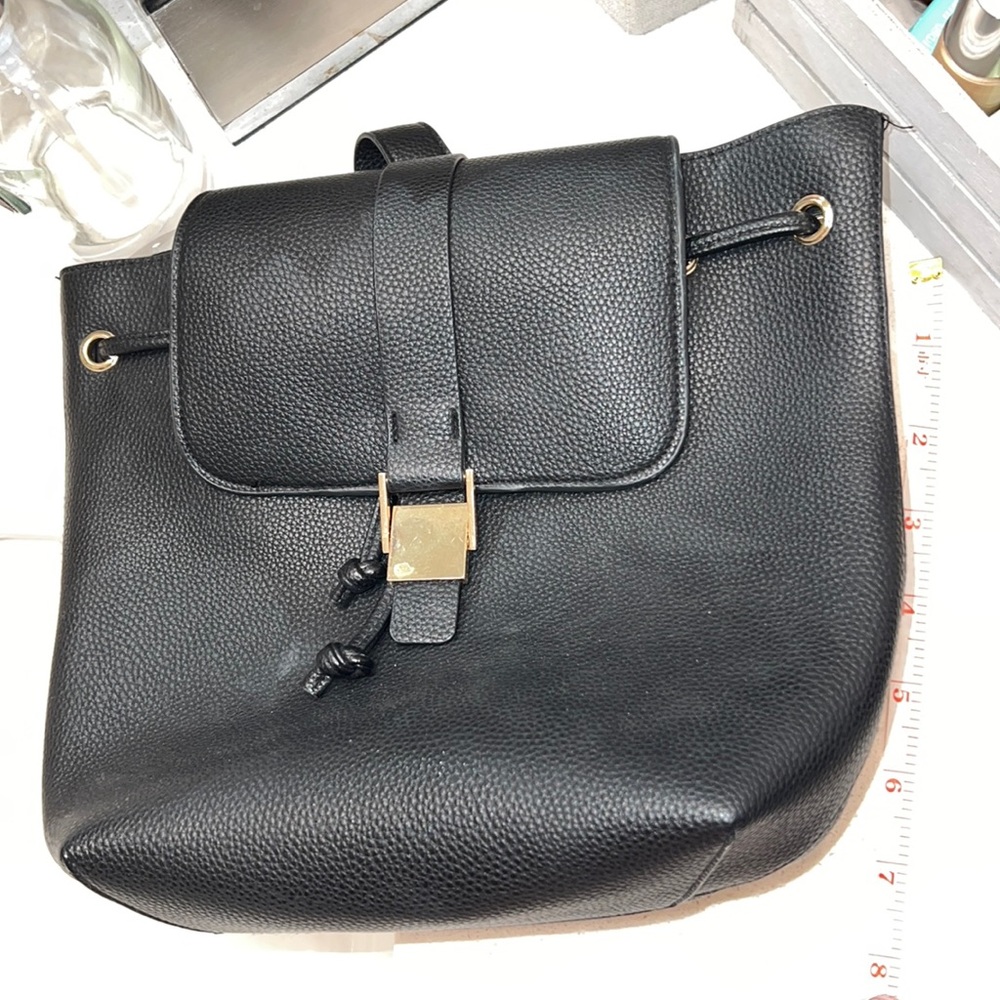 Forever 21 black small backpack